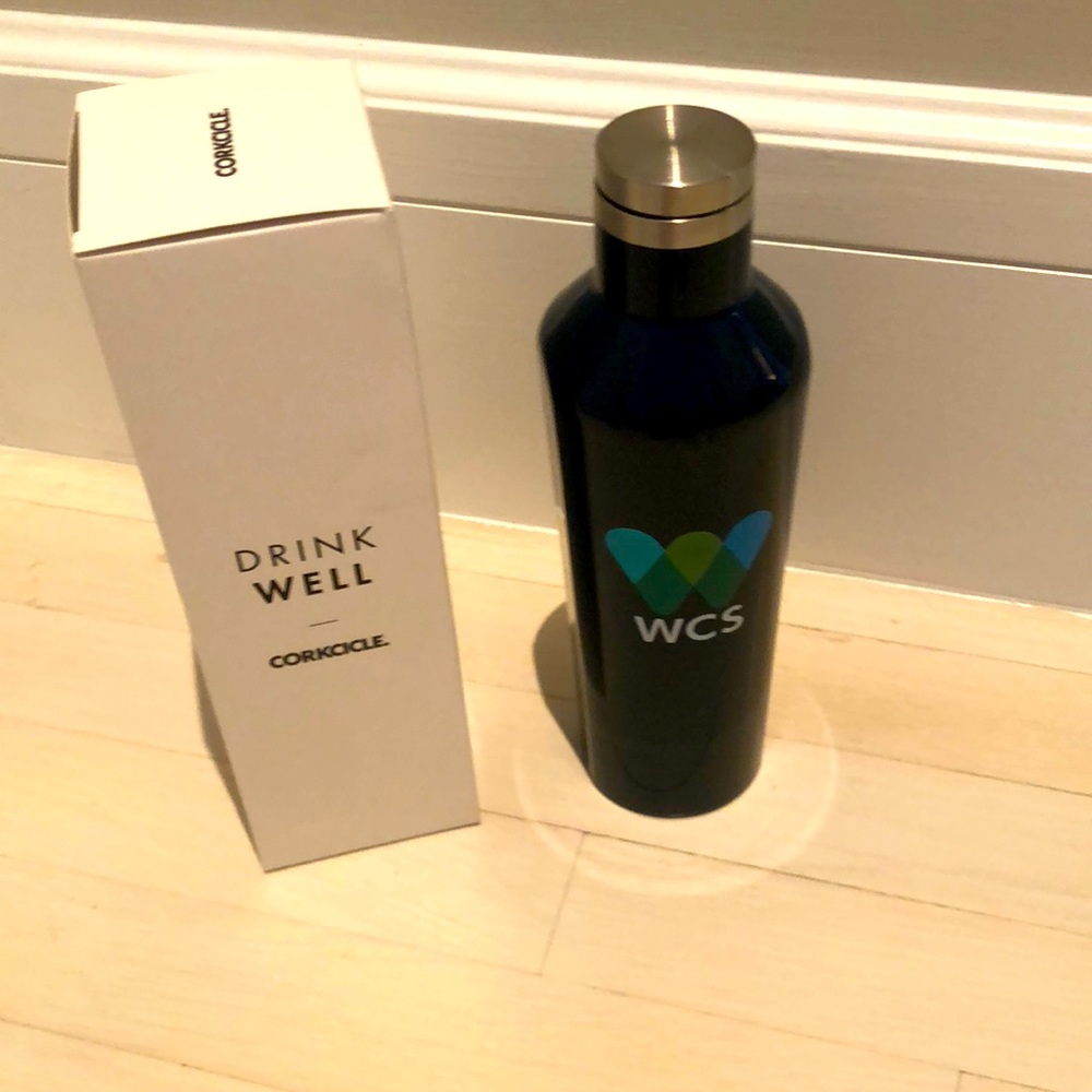 Corkcicle WCS canteen blue 16 oz NWT